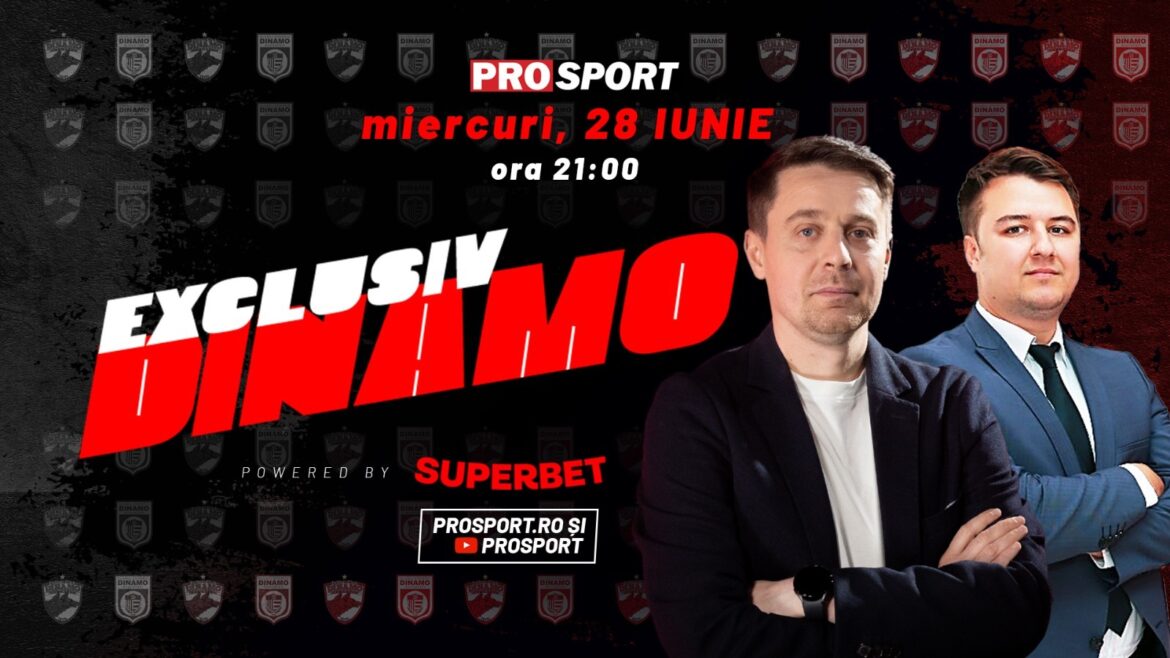 De voorzitter van de meest succesvolle sportclub van Roemenië komt naar EXCLUSIEF DINAMO! Ionuț Popa, te gast bij Cătălin Mureșanu op woensdag 28 juni