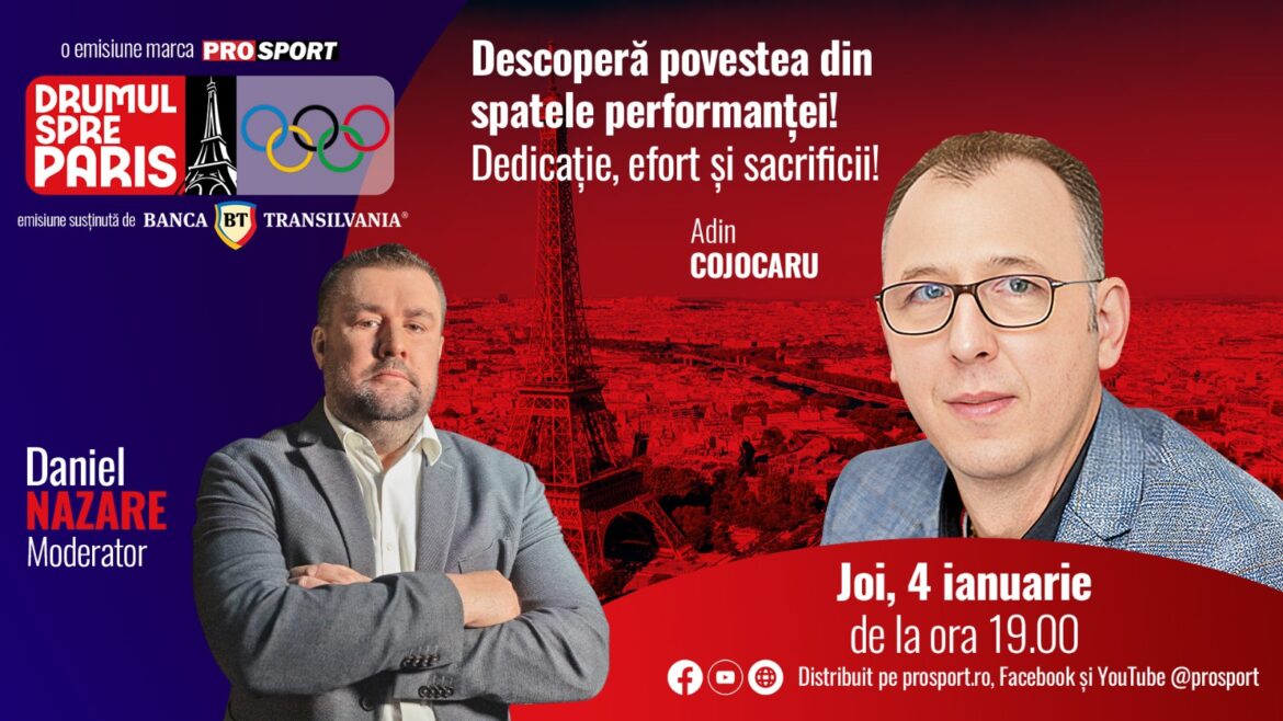 Adin Cojocaru, voorzitter van de FR Volleyball, is te gast in het programma ,,Road to Paris” op donderdag 4 januari om 19:00 uur.