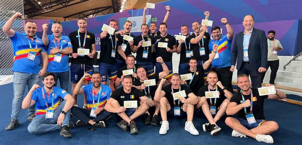 Het Roemeense nationale waterpoloteam voor mannen had geen kans om zich te kwalificeren voor de Olympische Spelen, maar “ving” het ticket naar Parijs 2024